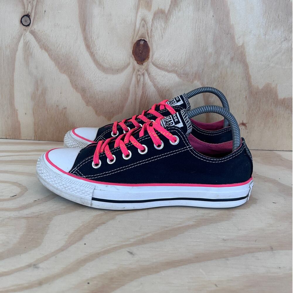 Converse All Star - CT Low Top - Sneakers - Black/Pink - Women's - 7.5 - 564346F - Picture 3 of 9